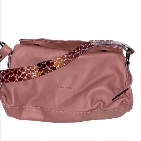 Vintage Marco Buggiani Mauve Shoulder Bag - Picture 1 of 9